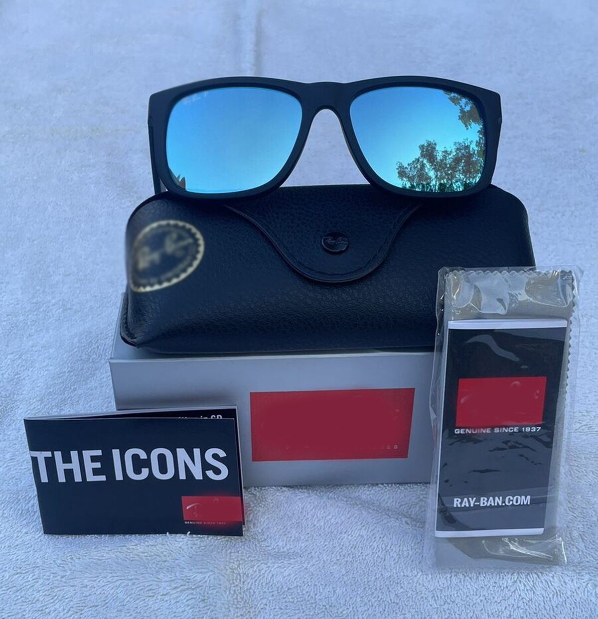 Aviator Fashion Black Frame Polarized Blue Lens Sunglasses - Hot Sale