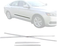 Chrome Side Skirt Door Garnish Molding trim For 2015 2016 -2020 Chevrolet Impala