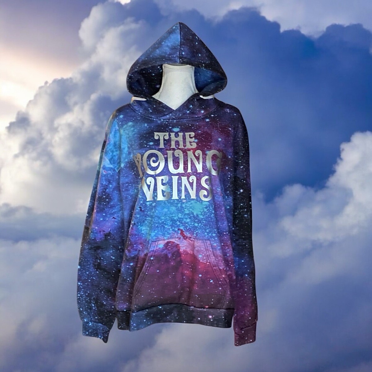 The Young Veins Ryan Ross Galaxy Pullover Hoodie 2X Panic At The Disco