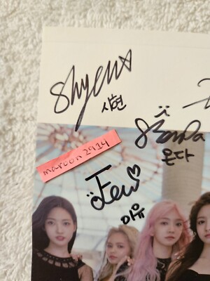 EVERGLOW サイン色紙 EVERGLOW サイン色紙 EVERGLOW サイン色紙 2025年