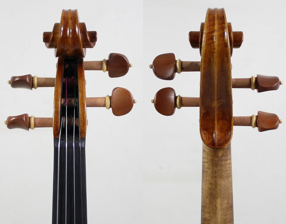 Antique Oil Varnish!Andrea Amati 1560 Violin 4/4 Copy!M8410 Powerful Clear Tone! - Image 4 of 4