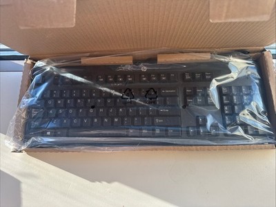 Black Wired HP Keyboard