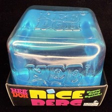 Nee Doh Bonito Berg Azul XL Cubo Gigante NeeDoh Niceberg Sólido Squishy Bloque NUEVO