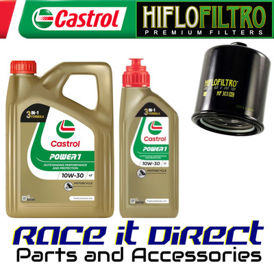 Service Kit für Yamaha XV1700 AW Roadstar Cast 2005-2006 Race Castrol & HiFlo