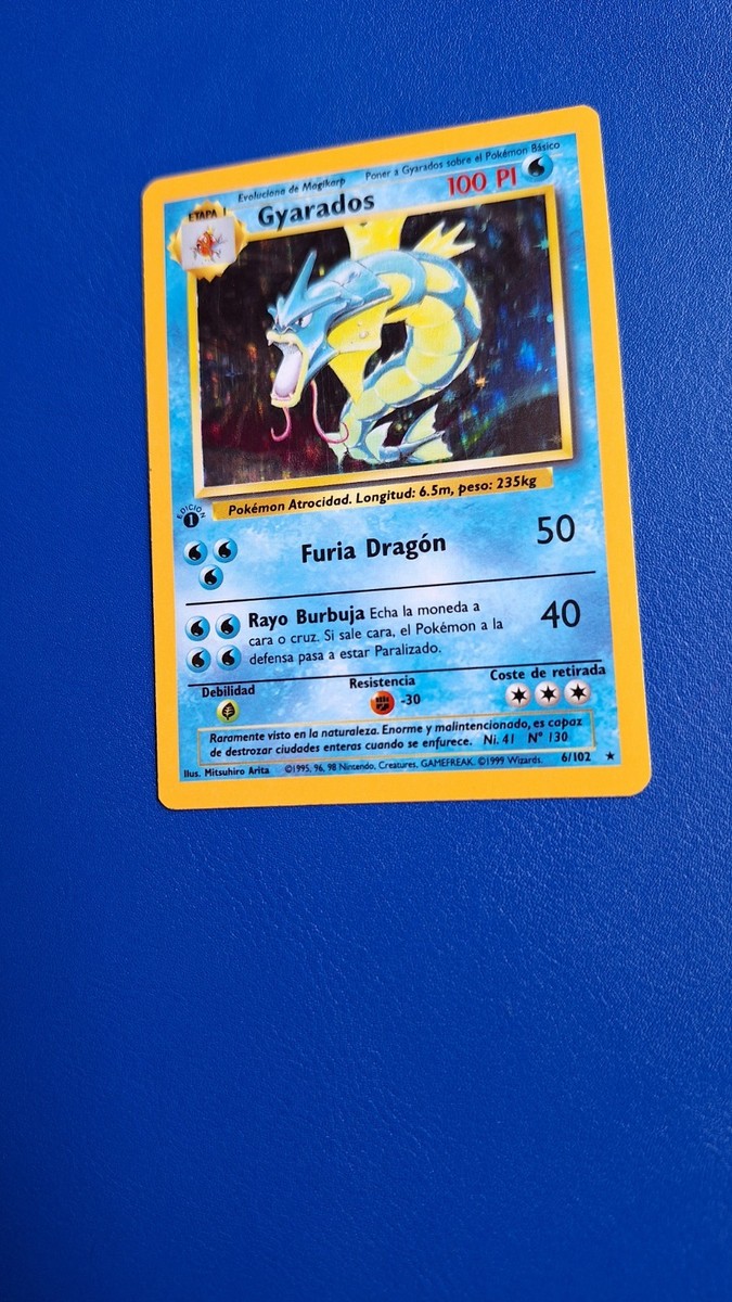 初版 ギャラドス 英語版 Gyarados 1st EDITION 6/102 GYARADOS BASE SET 6/102 1ST EDITION 