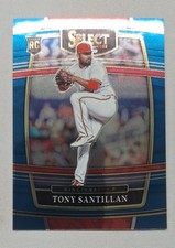 2022 Panini Select - Concourse Antonio Santillan #4 Blue Prizm (RC)