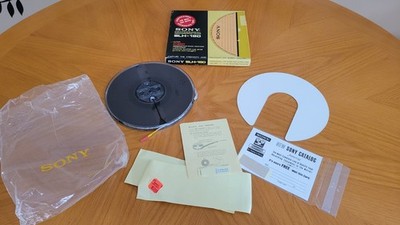 Sony SLH-180 Reel to Reel Tape 7'' 1800ft Low Noise High Output Untested