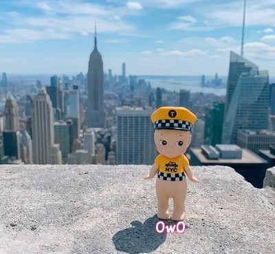 Sonny Angel New York Series Yellow Cab Taxi Figure NYC Driver City