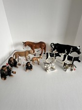 Schleich Farm Animals Figures Cows Lion Horse Chimp Lot 11 New W Tags