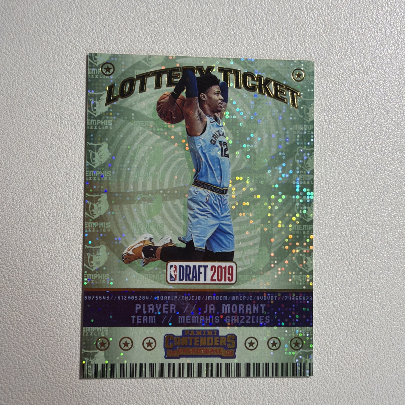 Ja Morant 2019 Contenders #2 Lottery Ticket Price Guide - Sports