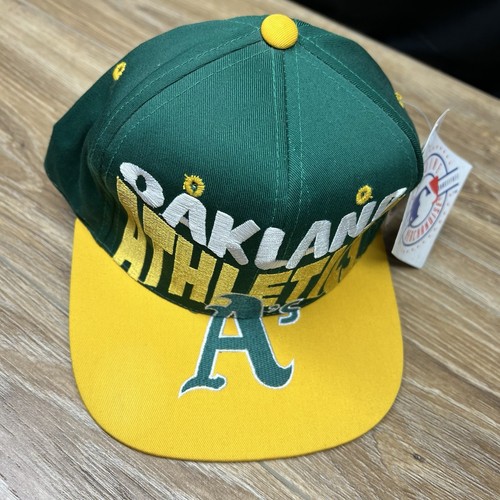 VINTAGE Oakland Athletics Hat Cap Snap Back Logo 7 MLB Baseball See Desc Fr Cond - Picture 4 of 14