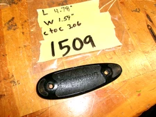 Browning black plastic buttplate, might be for rifle or shotgun I don't know