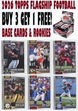 2026 Topps Flagship Football Base 201-400 (BU...