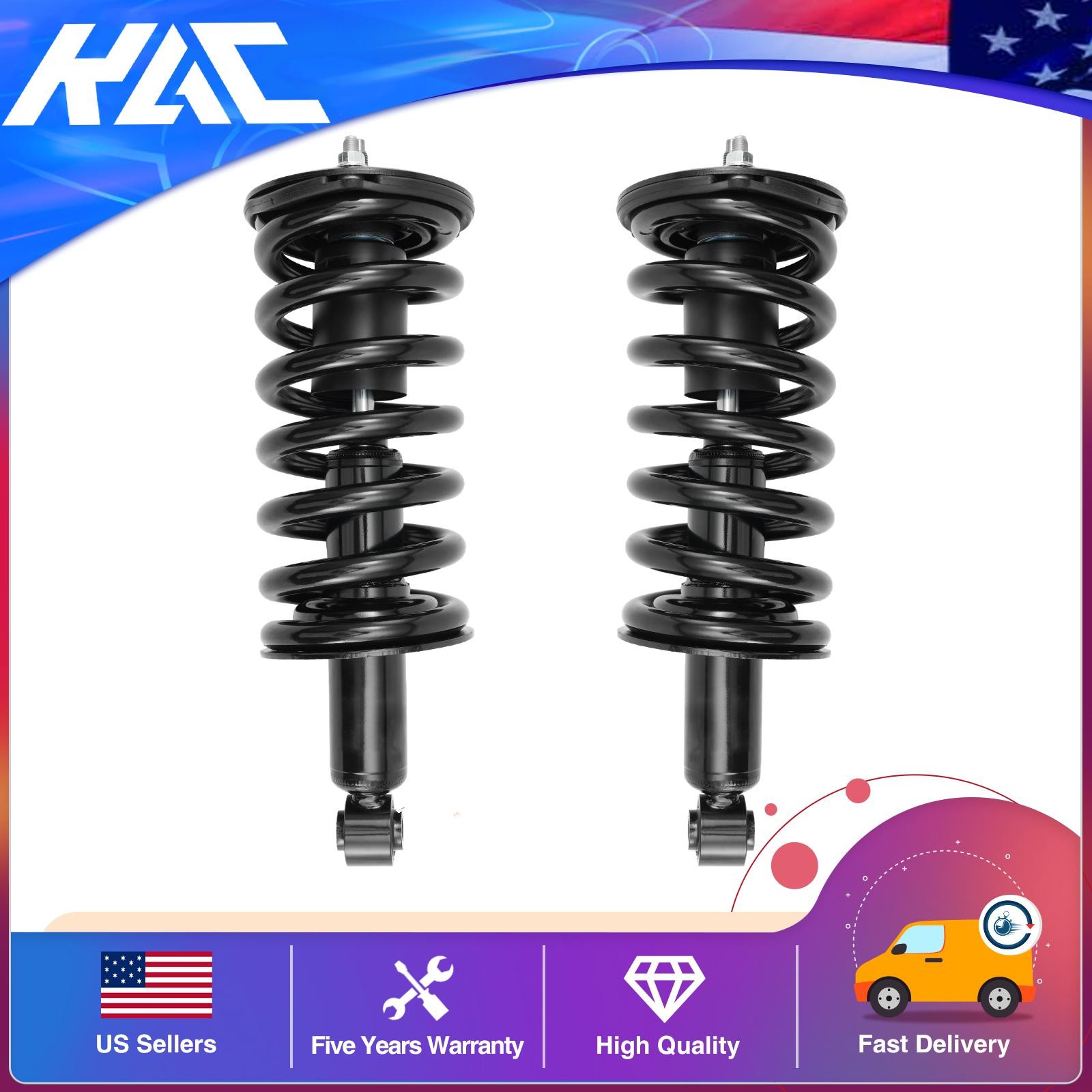 Front Strut & Coil Spring Shock Assembly for Nissan Titan Armada 5.6L V8 2PC