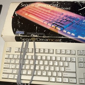 Sega Dreamcast Keyboard Model HKT-7620 OEM Authentic W/box & Manual