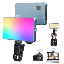 Selfie Light Phone Light with Metal Hotshoe  Clip, 1500mAh Rechargeable 96 LED