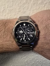 Citizen Attesa AT8040-57E Eco-Drive Funk Blk SLV Solar Herren Armbanduhr