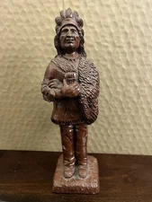 Native American Indian Chief 10” Red Mill Mfg 424 Cigar Store Statue Albee 1995
