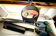 Vintage Decoy Mallard Duck Shoe Brush Shoehorn Wall Mount Entryway Set NIB