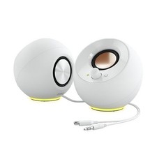 Creative Labs Pebble SE Desktop Speaker System USB-Powered RGB Illuminated White