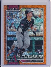 2026 Topps #346 Tristin English RC Orange Sandglitter  #/25 Arizona Diamondbacks