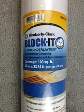 Vapor Barrier Flooring Underlayment for Laminate Floor 100sf NEW