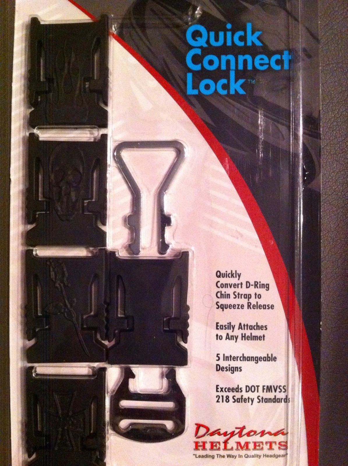 Quick Release Connect Lock For Chin One Size, Black