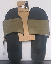 Foamlife sliders sully hemp canvas BNWT size 12