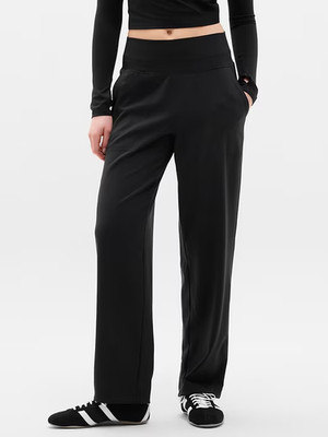 ATHLETA Venice Straight Leg Pant  XL  X-Large | Black #860874 NEW