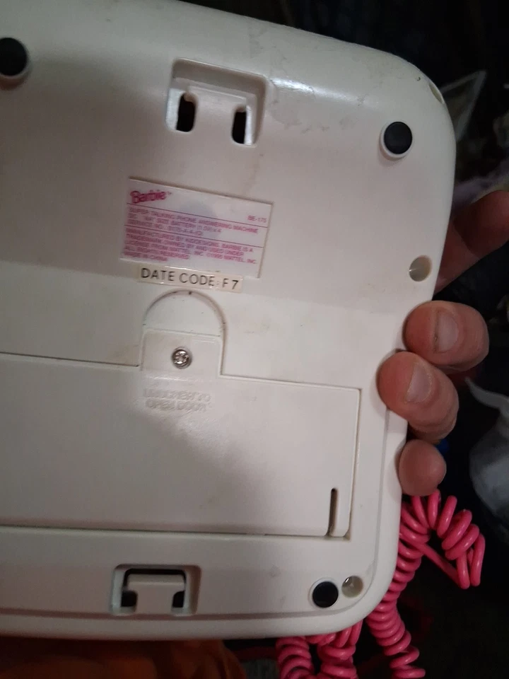 Barbie Super Talking Phone Answering Machine 1995 Tested And Working 90s - Image 4 of 4