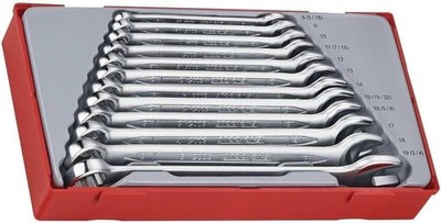 Teng TT1236 metrisches Kombinations-Schraubenschlüssel-Set (12 Stück)