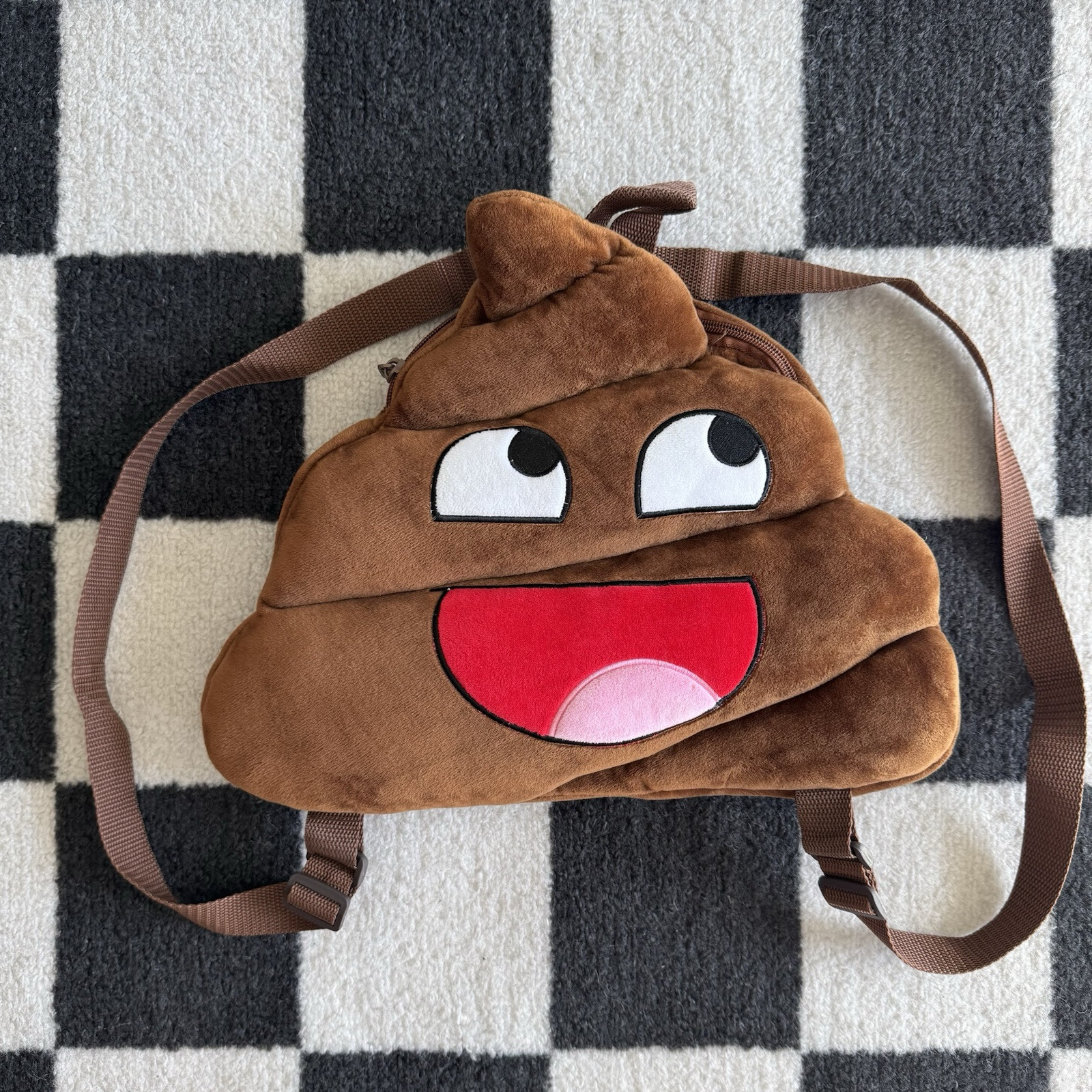 Boys Girls Smiley Fangirl Shoulders Bag Schoolbag