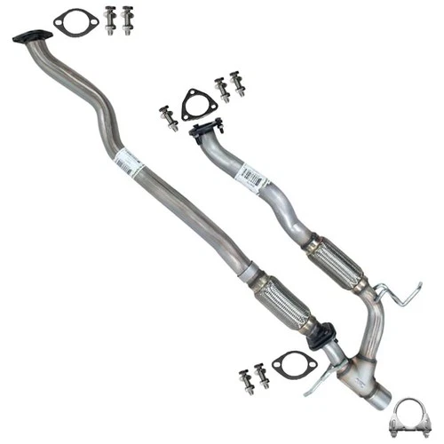 Stainless Steel Front Pipe w/ Flex Y Pipe Kit fits: 2014-2018 Jeep Cherokee 3.2L