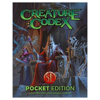 Kobold Press D&D 5E Creature Codex Pocket Edition Role Playing Game 5Th