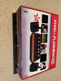 2005 ATARI Flashback 2 Classic Game Console 40 Games Joysticks 2600 Retro  Box