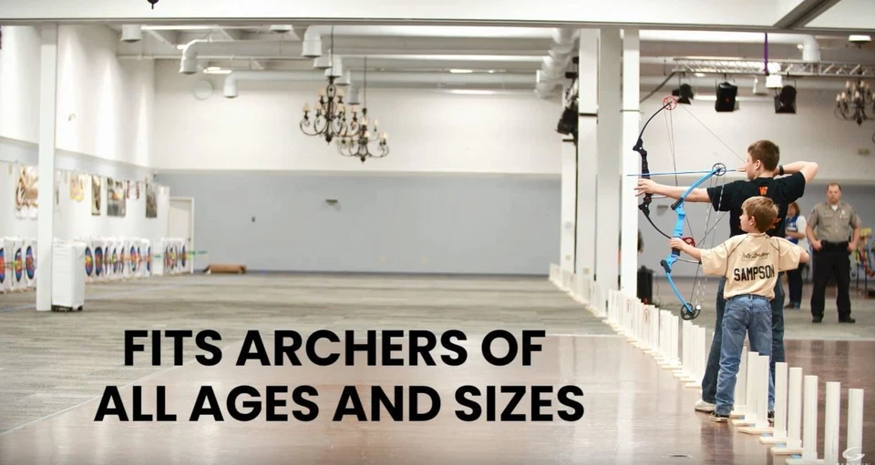 Genesis 射箭原装复合弓初学者套装(右手,紫色) — 第 4/4 张图片