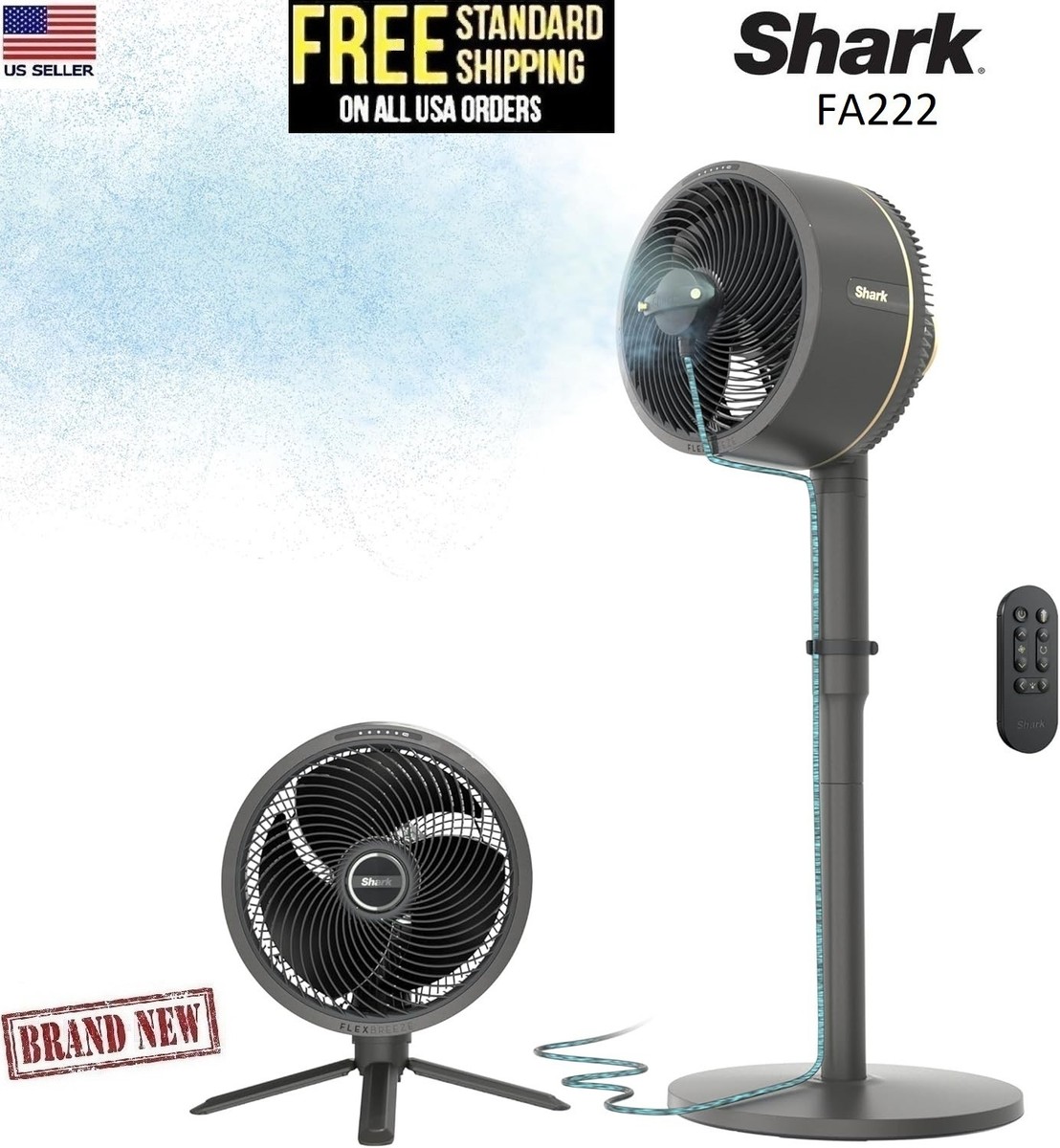 Shark FlexBreeze Fan Indoor & outdoor oscillating fan pedestal