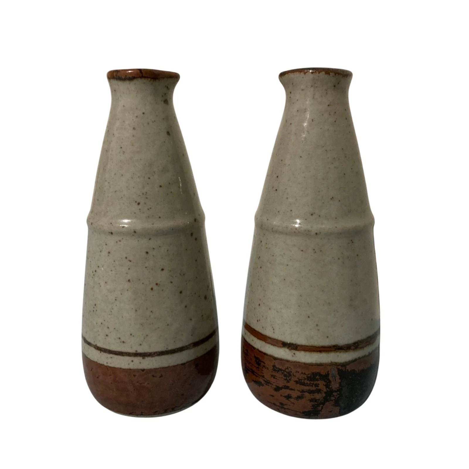 Vintage Japanese Otagiri Set Of 2 Saki Bottles Or Oil And Vinegar Jars