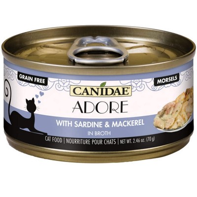 CANIDAE Pure Adore Wet Cat Food Sardine Mackerel in Broth