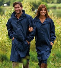 100% Waterproof Breathable Light weight Knee Length Coat - UK STOCK