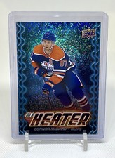 Connor McDavid - On A Heater Speckled Parallel Insert Card - 2024-25 UD #OH-12