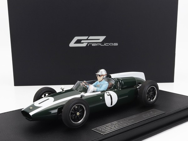 GP-REPLICAS 1/18 Cooper F1 T53 Brabham Silverstone 1960 Statisches Modell-image