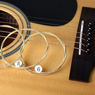 AKUSTIKGITARRENSAITEN 6er SATZ HOCHWERTIGE SAITEN