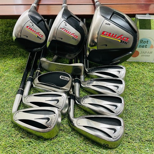 NIKE Fullset SQ DYMO 1w 3w 7w Slingshot Irons 5-9Pw 11clubs Golf RH Mens Used