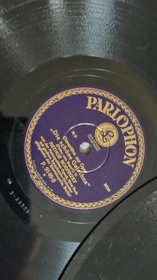 antiquarische Schellack-Plattensammlung (12 Platten) für Grammophon - Bild 3 von 4