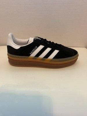 Size 10 - adidas Gazelle Bold Black Gum W