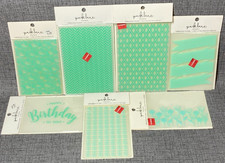 NEW Park Lane Embossing Folders Tulip Vines Diamond Herringbone Rose Lot Of 7