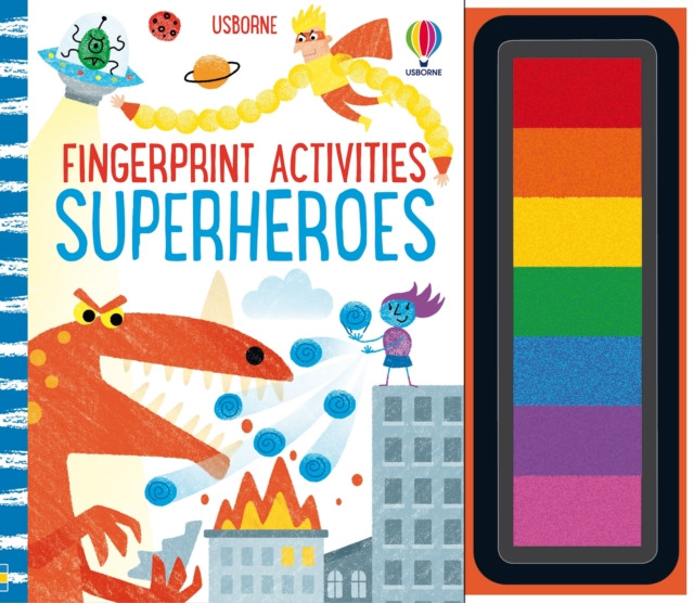 Fingerprint Activities Superheroes by Fiona Watt (Spiral bound)