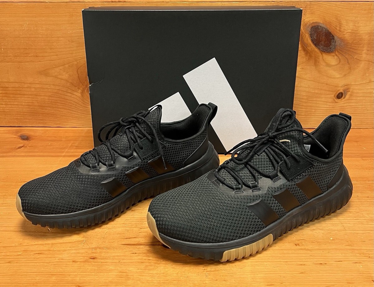 NWT Adidas Kaptir 4.0 Men\'s 11 Black Gum JR8530 Sneaker Shoe Athletic adidas Kaptir 4.0 Cloud White Core Black Gum for Sale  main image 2