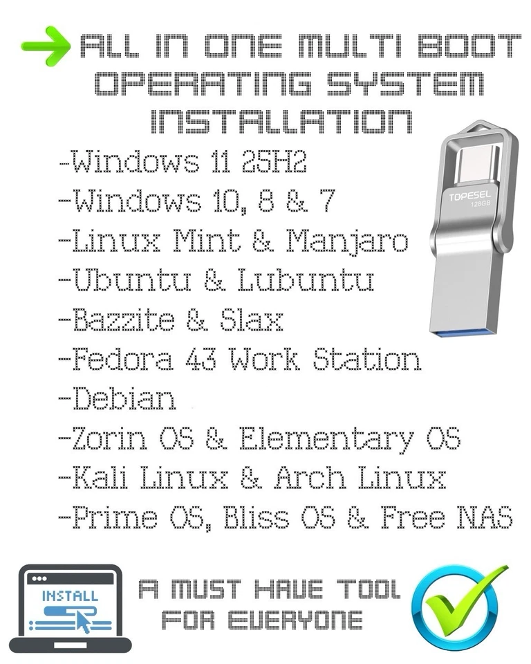 Multi Boot All In 1 Data Recovery PC Repair Rescue & OS Install Hiren’s Windows+ - Image 3 of 4